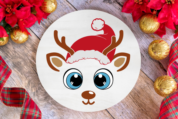 Christmas Reindeer Faces SVG Pack - Image 6