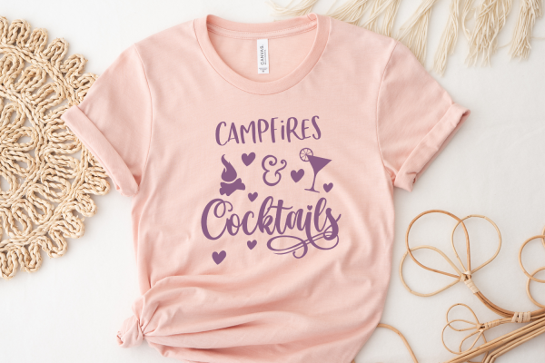 Campfires & Cocktails SVG Quote - Image 4