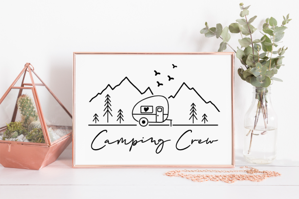 Camping Crew SVG Cut File - Image 4