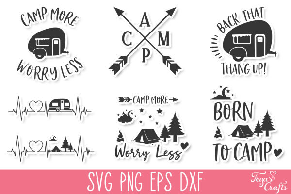 Camping SVG Bundle with 25 Files - Image 5