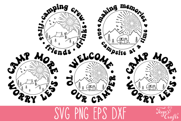 Camping SVG Bundle with 15 Cut Files - Image 10