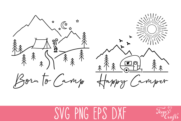 Camping SVG Bundle with 15 Cut Files - Image 5