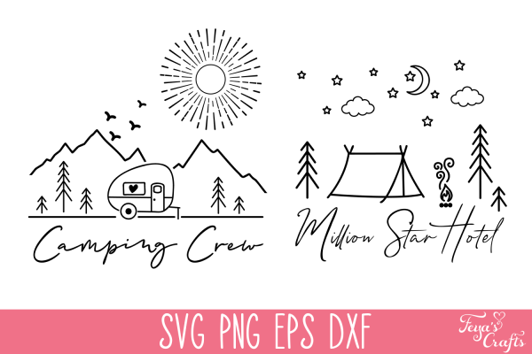 Camping SVG Bundle with 15 Cut Files - Image 6