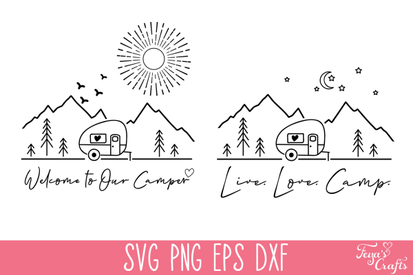 Camping SVG Bundle with 15 Cut Files - Image 8