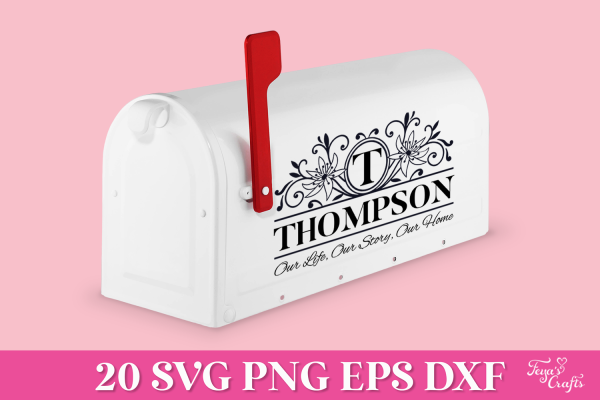 Mailbox Decal SVG Pack - Image 8