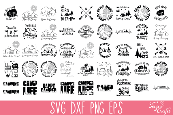 Camping SVG Bundle with 47 Files - Image 2