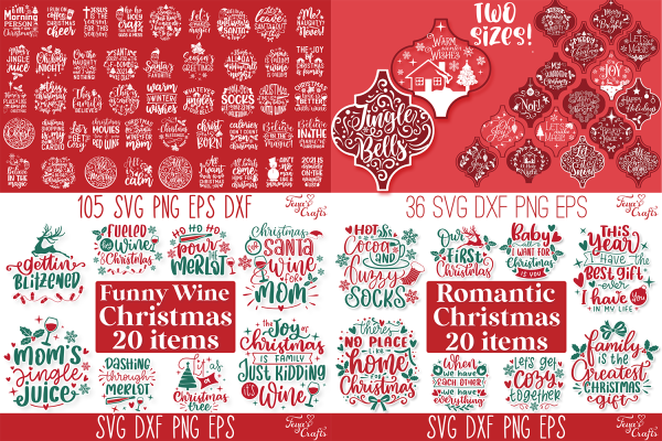 Christmas SVG Quotes and Designs Bundle - Image 7