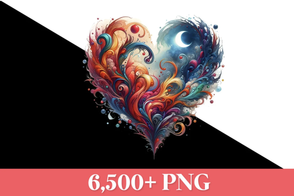 6,500+ PNG Files Bundle for Sublimation and Clipart