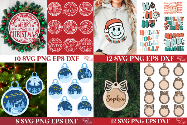 Christmas SVG Bundle with 750 Cut Files - Image 12