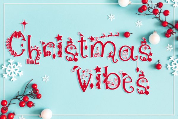 Free Christmas Font: Christmas Vibes Font Family