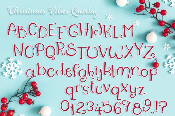 Free Christmas Font: Christmas Vibes Font Family - Image 7