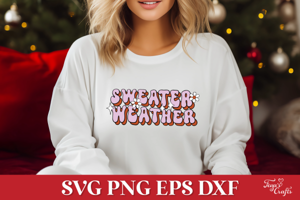 Free Sweater Weather SVG Quote - Image 2