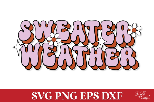 Free Sweater Weather SVG Quote - Image 6