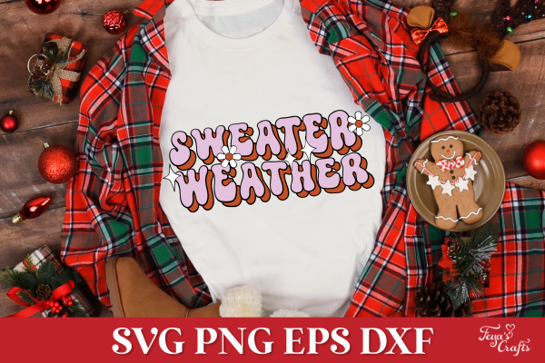 Free Sweater Weather SVG Quote - Image 4