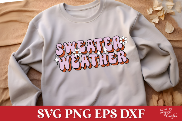 Free Sweater Weather SVG Quote - Image 3