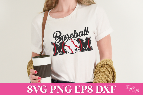 Free Baseball Mom SVG Quote. Commercial License Included