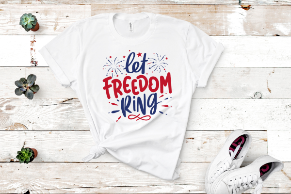 Free Let Freedom Ring SVG Quote