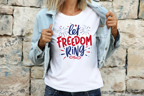 Free Let Freedom Ring SVG Quote