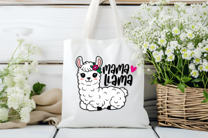 Free Mama Llama SVG Quote