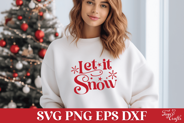 Free Let it Snow SVG Quote