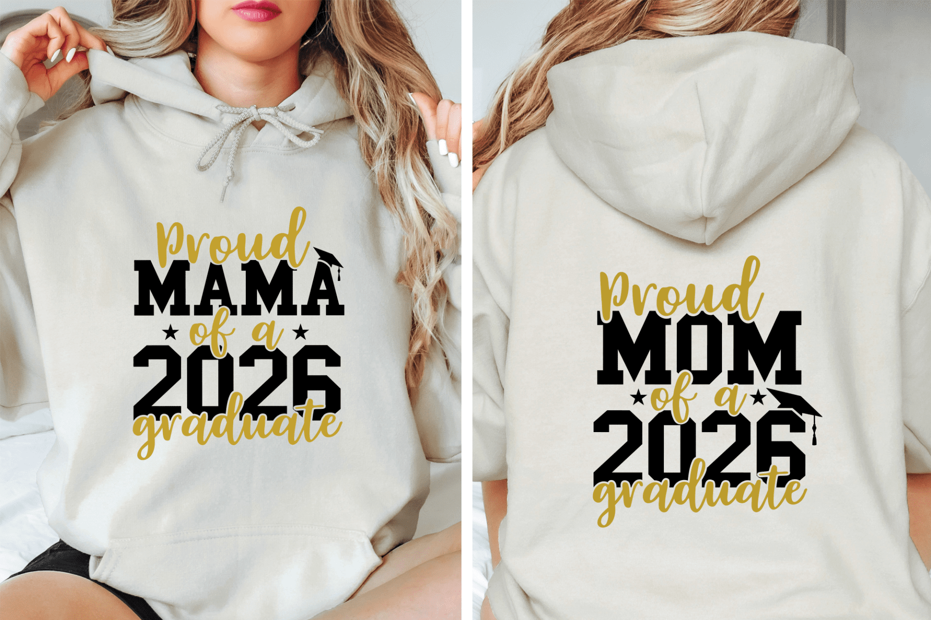 Free Proud Mom of a 2026 Graduate SVG Quote - Image 4