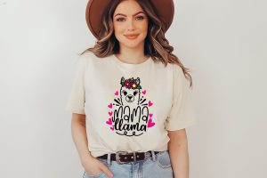 Free Mama Llama SVG Quote