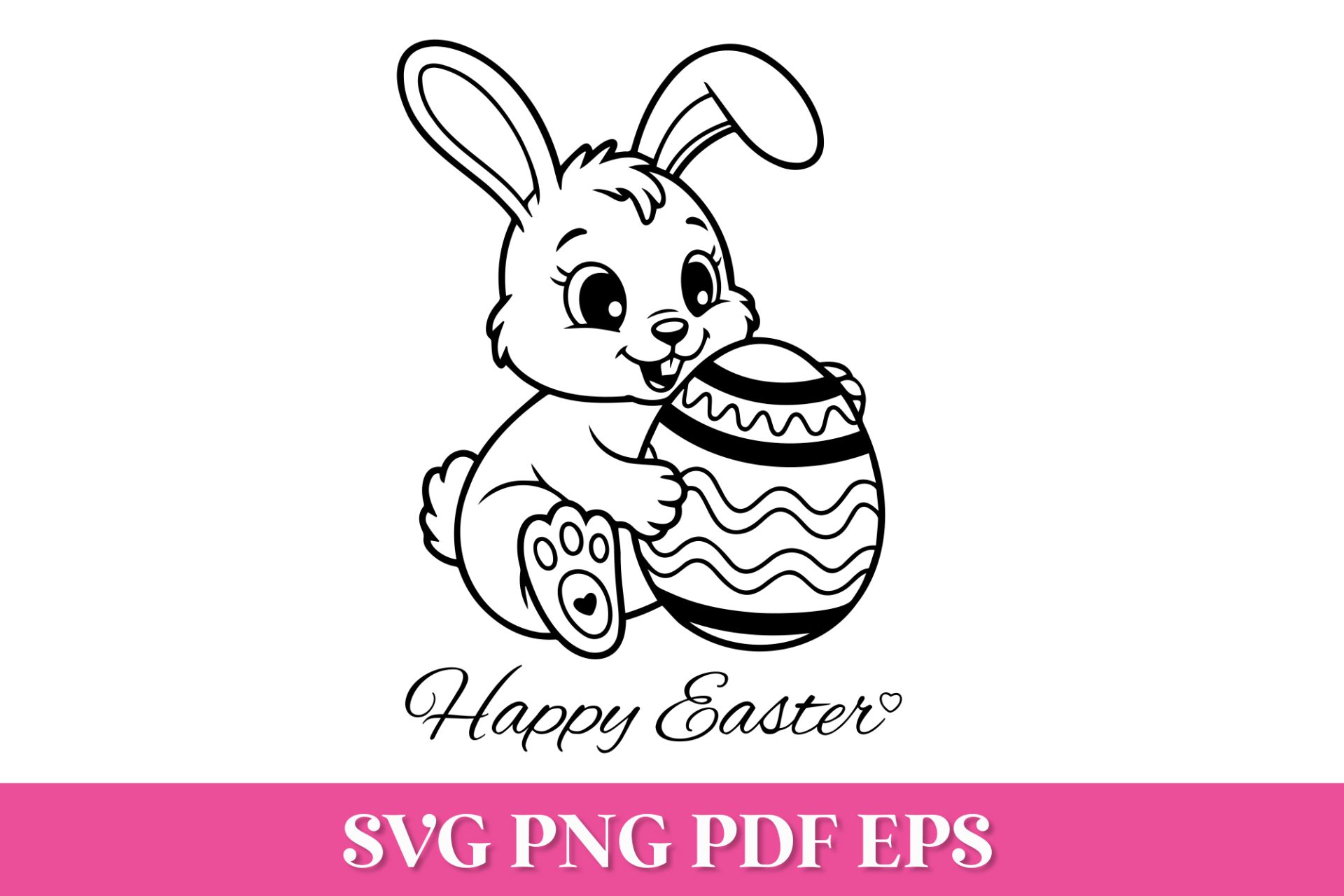 Free Happy Easter SVG Quote
