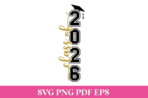 Class of 2026 Graduation Free SVG File