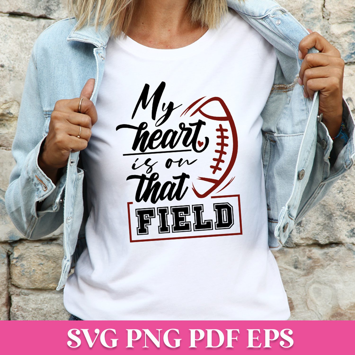 My-heart-is-on-that-field-free-svg-quote